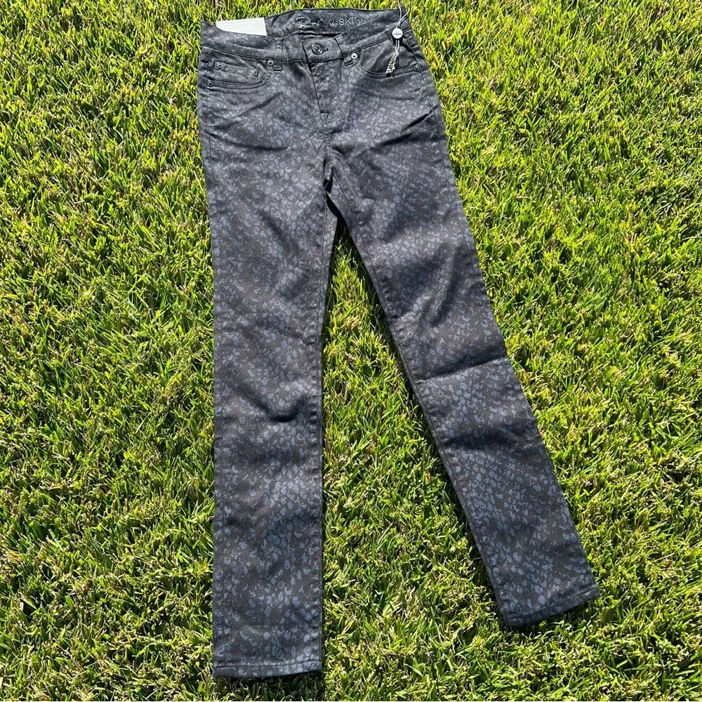 7 For All Mankind Jeans Girls The Skinny Second Skin Legging Size 12  cigarette